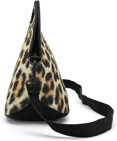 Insulated Neoprene Lunch Bag Removable Shoulder Strap Reusable Thermal Thick Lunch Tote Bags For Women,Teens,Girls,Kids,Baby,Adults-Lunch Boxes For Outdoors,Work,Office,School (Cat Take Pizza) in Saudi Arabia