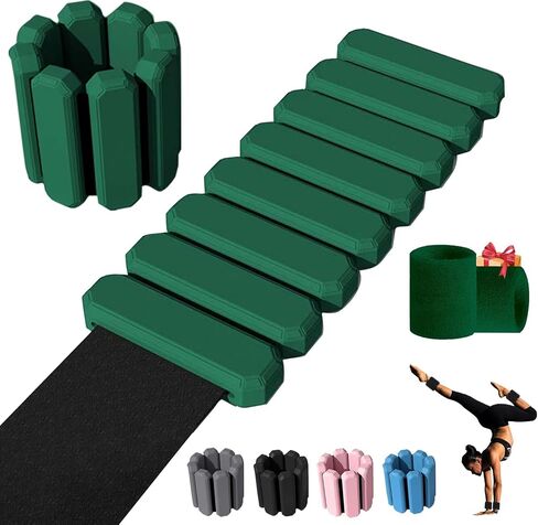 Pilates Wrist And Ankle Weights For Women At Home, Adjustable Arm & Leg Ankle Weights For Men, 1 lb Weights Set Of 2 For Walking Workout Dance Yoga Running in Saudi Arabia
