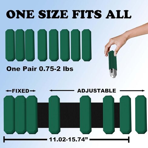 Pilates Wrist And Ankle Weights For Women At Home, Adjustable Arm & Leg Ankle Weights For Men, 1 lb Weights Set Of 2 For Walking Workout Dance Yoga Running in Saudi Arabia