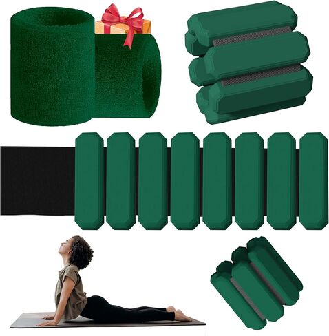 Pilates Wrist And Ankle Weights For Women At Home, Adjustable Arm & Leg Ankle Weights For Men, 1 lb Weights Set Of 2 For Walking Workout Dance Yoga Running in Saudi Arabia