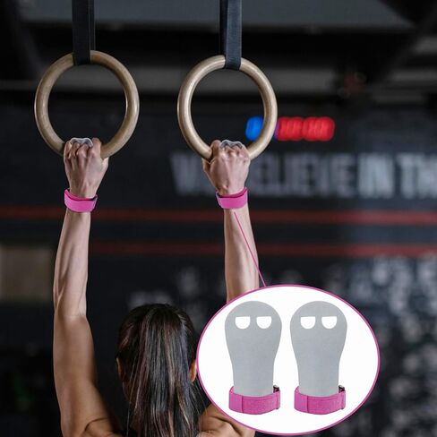 مجموعتان من أساور المعصم لمقابض الجمباز للمراهقين، عصابات رأس وردية من مقابض مشجعي الرياضة لقضبان الجمباز، دعم معصم الجمباز وحماية راحة اليد من الملحقات الرياضية للتمرين والتمرين in Kuwait
