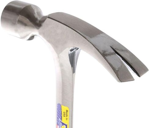 مطرقة بمخلب بمقبض طويل 30 أونصة من Estwing - سبائك فولاذية مشكلة، وجه مطحون، قبضة لتقليل الصدمات - E3-30SM in Kuwait