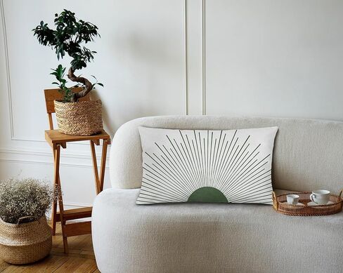Nogrit Boho Pillows Covers Boho Sun 12x20 Pillow Cover Boho Pillows Covers for Bed,Boho Couch Pillows Cover, Boho Sun Decor for Home Bedroom,Bed Throw Pillows Cover(Brown) in Kuwait