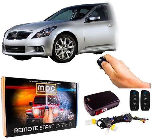 طقم البدء عن بعد المنشط عن بعد من MPC الكامل من المصنع لسيارة إنفينيتي G37 2010-2013 - اضغط للبدء - مع حزام T in Kuwait