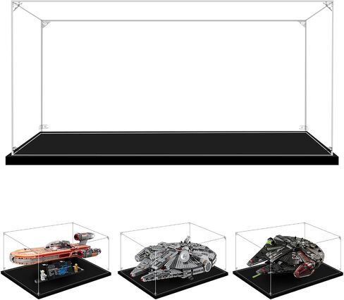 Acrylic Display Case for Lego 75192 Ultimate Millennium Falcon, 34.64x15.35x22.83 (88x39x58cm), Protect Your Collectibles from Dust with a Clear Showcase in Saudi Arabia