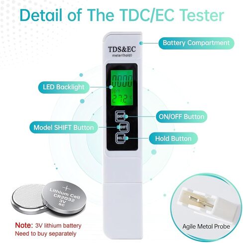 مجموعة أدوات اختبار المياه 21 في 1 لمياه الشرب، ومجموعة اختبار مياه الآبار، وشرائط اختبار الأس الهيدروجيني، مناسبة لمياه الصنبور والبرك وحمامات السباحة ومياه الشرب المنزلية in Kuwait