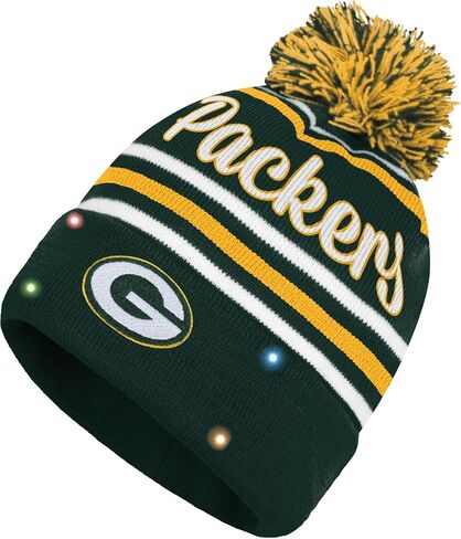 قبعة صغيرة مضيئة للسيدات من FOCO Green Bay Packers NFL Wordmark Script in Saudi Arabia