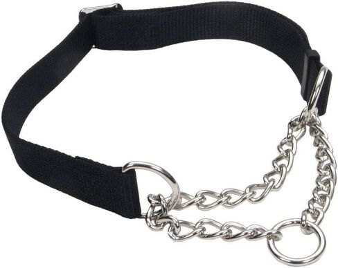 Coastal Pet - Check-Choke - Adjustable Check Training Collar for Dogs, Black, 3/4" x 14"-20" in Saudi Arabia