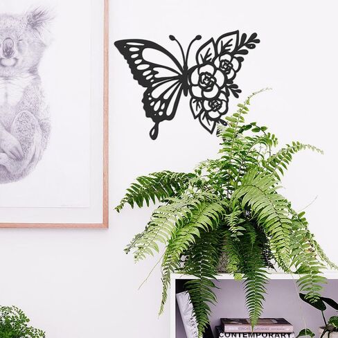 Butterfly Wall Decor, 9inch Butterfly Decorations, Butterfly Room Decor, Metal Butterflies Wall Decor, Christmas Gifts, Christmas Tree Decorations, Boho Wall Art, Wall Art Bedroom, Living Room Wall Decor in Saudi Arabia