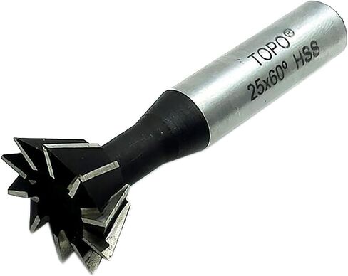 HSS 25mm x 60 Degree Dovetail Cutter Milling End Mill High Speed Steel in Saudi Arabia