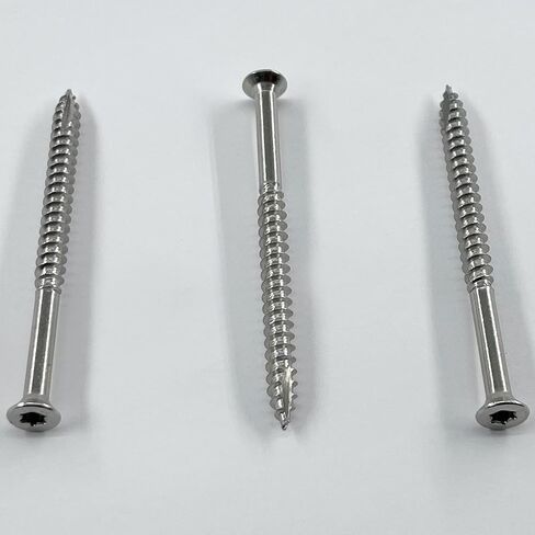 – Heavy Duty - #10 x 2 Inch - 304 Grade Stainless Steel - 2" Deck Wood Screws – Rust Proof - Outdoor Exterior Construction of Decks, Fences - #25 Torx Bit Drive - Qty (100) in Kuwait