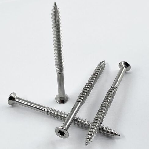 – Heavy Duty - #10 x 2 Inch - 304 Grade Stainless Steel - 2" Deck Wood Screws – Rust Proof - Outdoor Exterior Construction of Decks, Fences - #25 Torx Bit Drive - Qty (100) in Kuwait