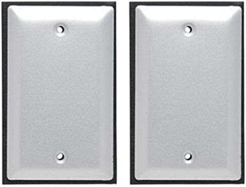 غطاء خارجي مقاوم للطقس من Legrand Pass & Seymour WPB1 مع حشية ومسامير، عصابة واحدة، غطاء فارغ، ألومنيوم مصقول (عدد واحد) in Kuwait