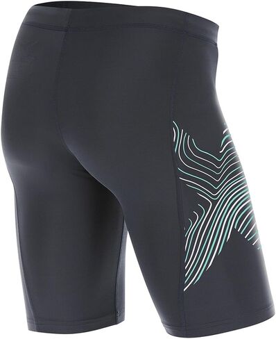 شورت ضغط Hyoptik للرجال من 2XU، فولاذ/مضيئ، متوسط in Kuwait