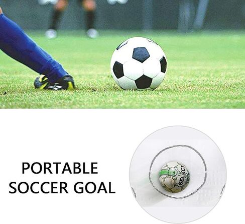 AKOZLIN CP 11 شخصًا لشبكات ملعب كرة القدم يتم ربطها بهدفك للحصول على شريك تدريب الدقة القصوى (الشبكة فقط) 24 قدمًا × 8 أقدام in Kuwait