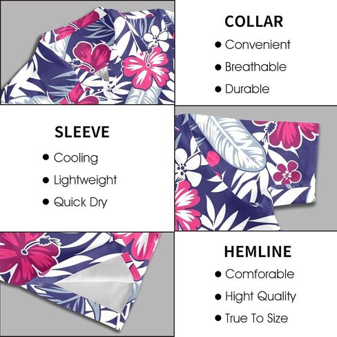 HUGLAZY Mens 2 Piece Outfits Tropical Shirts Short Sleeve Hawaiian Shirt And Shorts Beach Outfits Party Disco in Saudi Arabia