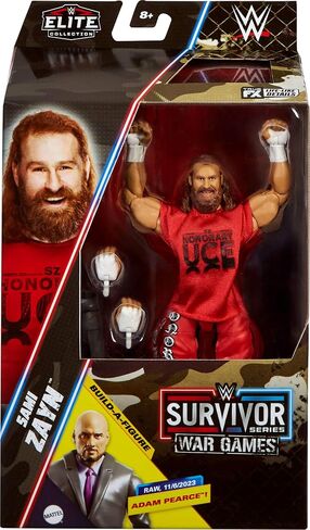 مجموعة Mattel WWE Elite Collection مجسمات وإكسسوارات، حدث مباشر مميز سامي زين مع أيدي قابلة للتبديل وقطع بناء على شكل حرف A in Saudi Arabia