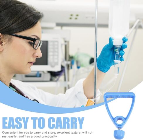 HEMOTON Pole Handle Saline Stand Handle Replacement Stand Handle Supplies Bag Handle for Stand Pole Tray Pole Stand Plastic Fall to The Ground in Saudi Arabia