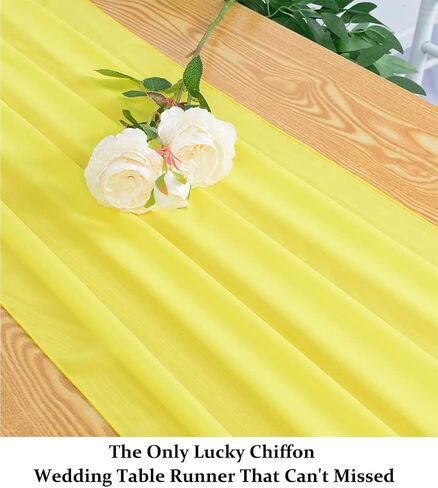 DUOBAO Burgundy Chiffon Table Runner 29''x120'' Sheer Wedding Table Runner Beaded Table Runner Chiffon Draping Party Table Runner in Saudi Arabia