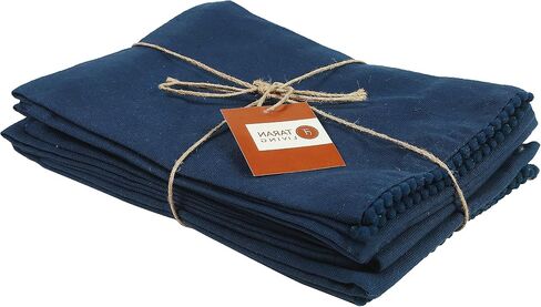 Kitchen Towel Sets Cotton Tea Towels Absorbent Dish Towels Use in DIY Crafts & Embroidery Thick Cotton Dish Cloths for Kitchen Cleaning - 18x28 inch, Pack of 6 - White in Kuwait