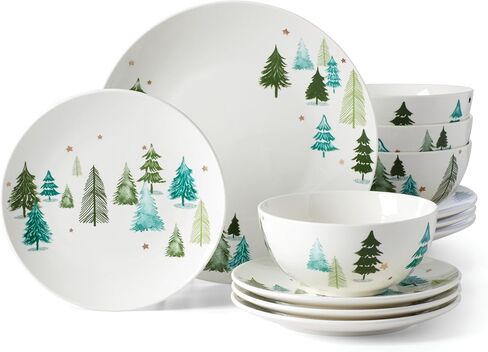 Lenox Balsam Lane Snowman Salt & Pepper Set, 0.37, Green in Saudi Arabia