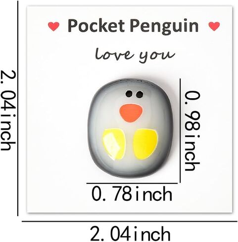 Happy Birthday Pocket Hug for Mom Dad Grandma Grandpa Birthday Gift for Daughter Son Granddaughter Grandson Niece Nephew Friend Pocket Penguin for Girlfriend Boyfriend Husband Wife Birthday Gift Idea in Kuwait