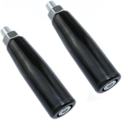 Revolving Handle Lathe Crank Handle Trailer Jack Handle M10 Thread Handle Grips Crank Hand Wheel with Nuts -2PCS in Saudi Arabia