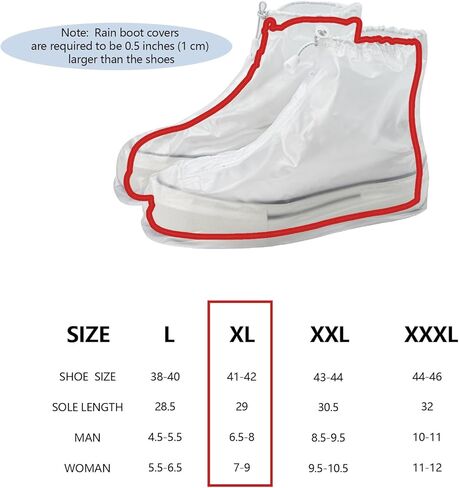 زوجان من أغطية المطر المقاومة للماء للأحذية، غطاء أحذية المطر القابل لإعادة الاستخدام من البولي فينيل كلوريد، أغطية أحذية المطر غير القابلة للانزلاق لركوب الدراجات والتخييم في الهواء الطلق in Kuwait