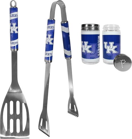 NCAA Siskiyou Sports Fan Shop كنتاكي وايلد كاتس 2 قطعة مجموعة شواء مع الباب الخلفي الملح والفلفل الهزازات مقاس واحد لون الفريق in Saudi Arabia