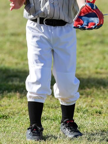 مجموعة جوارب بيسبول للأطفال الصغار وحزام كومبو من القطن لجوارب البيسبول للشباب وحزام قابل للتعديل للأولاد والبنات in Kuwait