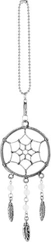 قلادة Dream Catchers Car Charm مصنوعة يدويًا وقابلة للدوران مع خرز بألوان مختلطة in Kuwait