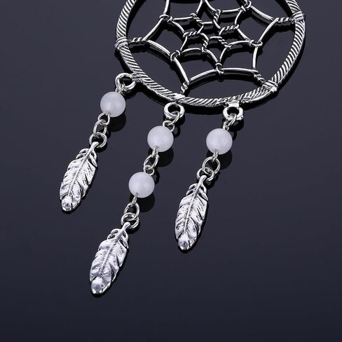 قلادة Dream Catchers Car Charm مصنوعة يدويًا وقابلة للدوران مع خرز بألوان مختلطة in Kuwait