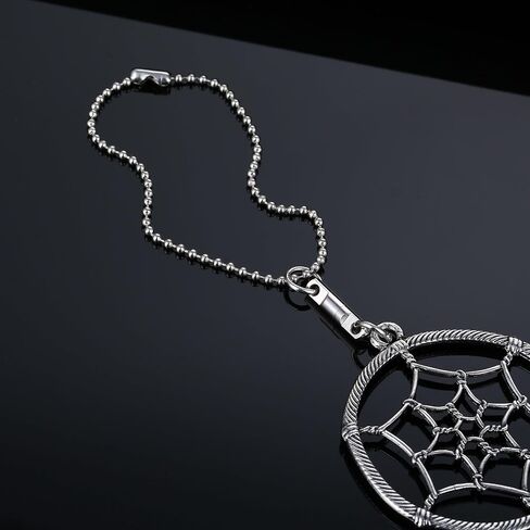 قلادة Dream Catchers Car Charm مصنوعة يدويًا وقابلة للدوران مع خرز بألوان مختلطة in Kuwait