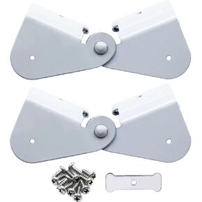 Gutter Downspout Flip-Up Hinge,Gutter Extension Hinge (4 Pack Downspout Hinge)