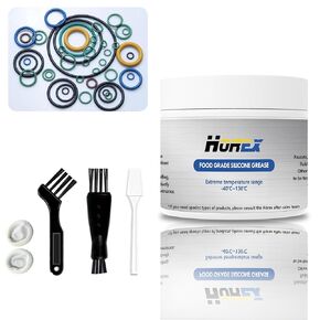 O-Ring Silicone Grease 50g Food Grade Faucet Valve Seals Lubricant Waterproof Silicon Sealant Rubber Plumbing Lube Tube Ceramic Cartridge Accessories for Home Plumbers Pool Water Filters