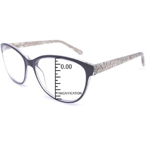 ProEyes Scorpio, Progressive Multifocal Blue Light Blocking Readers, Anti-Reflective Resin Lens, 0 Power on Top Lens