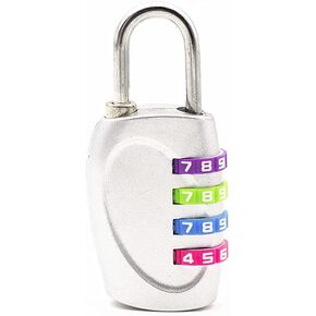 4 Digit Password Combination Padlock Lock for Lockers Luggage Toolboxes Gym Gym School Use