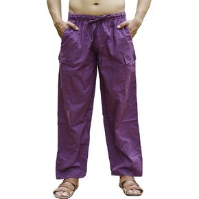 SARJANA HANDICRAFTS Mens Womens Unisex Cotton Cargo Pants Harem Yoga Trousers Boho Pants
