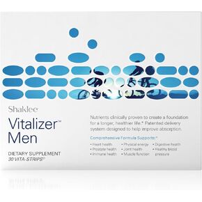 Shaklee - Vitalizer™ Gold: Advanced Nutrition for Adults Over 50 - Vitamins, Minerals, Phytonutrients, Omega-3s, Probiotics & More - Feel Healthier Every Day - 30 Vita-Strips®