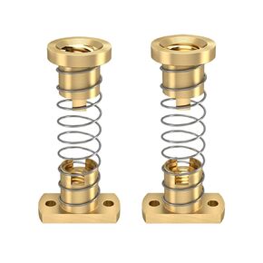 2pcs T8 Anti Backlash Spring Loaded Nut Elimination Gap Nut Z-axis for Upgrade Ender 3 Ender 3s Ender 3 Pro V2 CR-10 Tornado 3D Printer 8mm Acme Threaded Rod