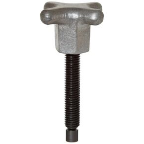 TE-CO 31154S Hand Knob Swivel Screw Clamp with Small Pad Black Oxide, 1/2-13-Thread x 3" Lg (2-Pack)