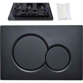 Dual Flush Actuator Plate for Wall Hung Toilet tank, Compatible with Geberit Sigma01 115.770.21.5 Hidden Water Tank Panel with Dual Flush Buttons, Durable Plastic Flush Plate