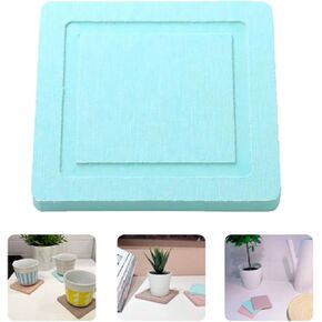 Diatomite Cup Coaster Mat 2 Pack, Coasters for Drinks, Diatomite Cup Holder Mat, Coasters, Fast Water Absorbent Coasters, Self-Dry Diatomaceous Cup Holder, Small Plant Tray (Pink)