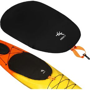 Kayak Cockpit Cover - Waterproof Hole, Seat & Opening Protection Universal for Pelican, Wilderness System, Old Town, Sun Dolphin Sit in Kayaks Outdoor Storage & Travel Transport (XXL - 26"x56")