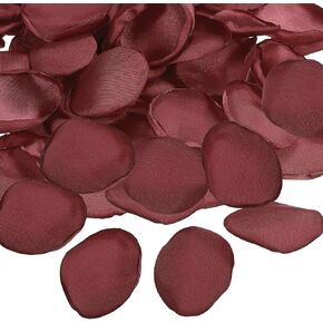 PATIKIL Silk Rose Petals, 300 Pcs Artificial Flower Petals for Wedding Decorations, Romantic Night, Aisle Scatter Petals, Dark Green