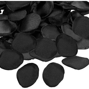 PATIKIL Silk Rose Petals, 300 Pcs Artificial Flower Petals for Wedding Decorations, Romantic Night, Aisle Scatter Petals, Dark Green