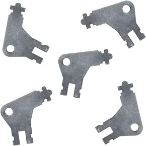 DDV 50504 Key Commercial-Grade Universal Dispenser Key for GP Towel Dispensers and Toilet Paper Dispensers (5 Pack)