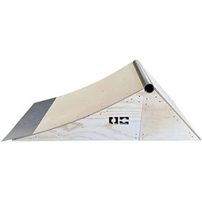 OC Ramps Launch WR - Wood Skateboard Launch Ramp with Coping and Wall Ride - Blast Over The Launch Ramp or Hit The Back Wall Ride for Endless Tricks - Great for BMX, Scooters and Inline Skaters