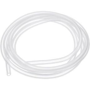 PATIKIL 1/16" ID x 1/7" OD Silicone Tubing, 1 Roll 3.28ft High Pure Silicone Hose Tube Flexible Clear Pipe for Home Brewing Water Air Liquid Transfer
