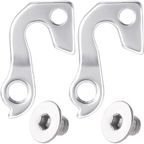 2 Sets Derailleur Hanger, Aluminum Alloy Rear Derailleur Hanger Replacement Part for GT, Aggressor, Avalanche, KHS, Timberline, Kestrel, Kettler Mountain Bikes, Road Bicycles, and MTBs